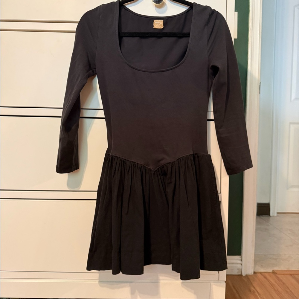 Free People Black Mini Dress